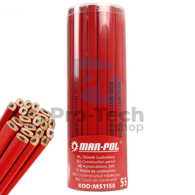 Carpenter pencils 245mm 55pcs 15644