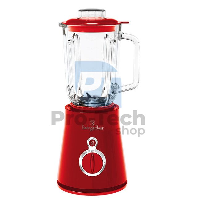 Table blender with glass container 1,5L BURGUNDY 19258