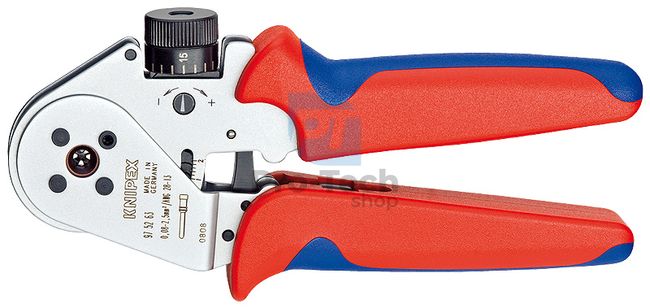 Four-prong crimping pliers 180 mm KNIPEX 08686