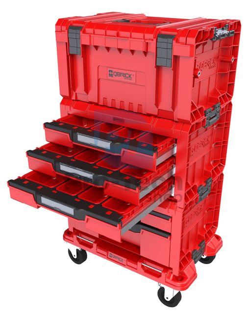 Tool box set QS PRO 4 Red 16460