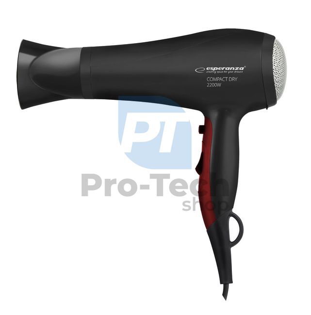 Hair dryer PAMELA, 2200W, red-black 72537