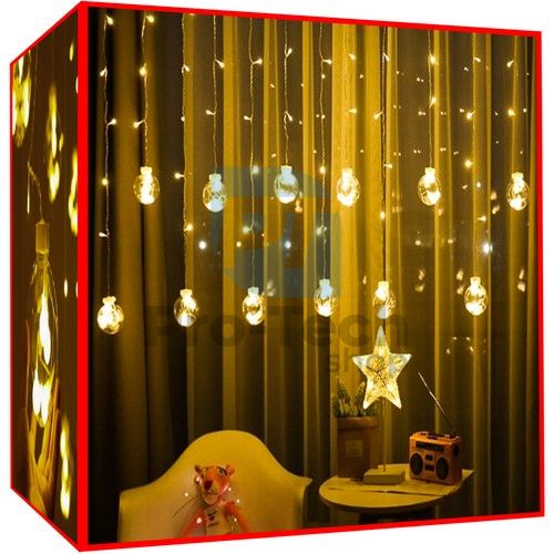 Light curtain 108LED - warm white 31V KŚ11346 75259