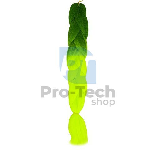 Synthetic hair braids ombre green-neon W10344 75313