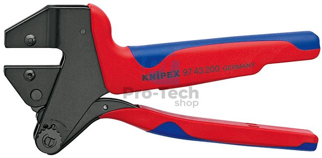 System Crimping Pliers 200 mm with Multi-Component Handles KNIPEX 08605