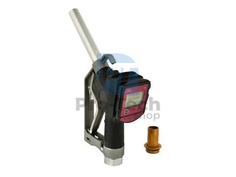 Refuelling gun with LCD digital fuel and oil flow meter 02648