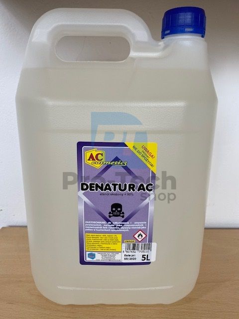 Technical spirit denatured colourless 5l 12576