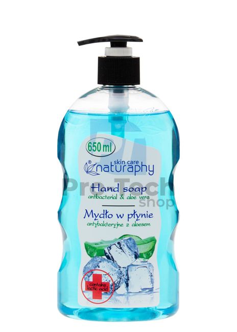 Antibacterial liquid soap aloe vera Naturaphy 650ml 30016