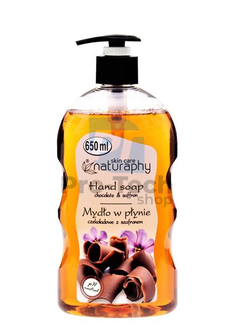 Liquid soap chocolate and saffron Naturaphy 650ml 30051