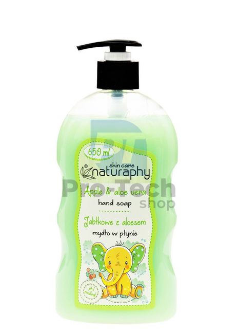 Children's liquid soap apple and aloe vera Naturaphy 650ml 30023