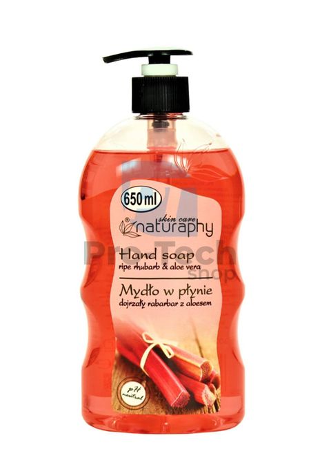 Liquid soap rhubarb and aloe vera Naturaphy 650ml 30057