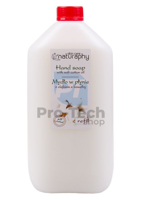 Liquid soap with cottonseed oil Naturaphy 5000ml 30339