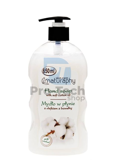 Liquid soap with cottonseed oil Naturaphy 650ml 30001