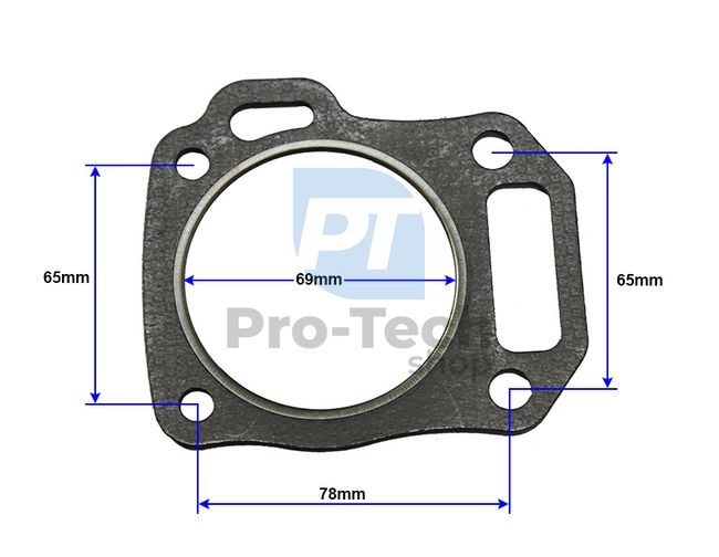 Gasket for combustion engine head 6,5HP 05110