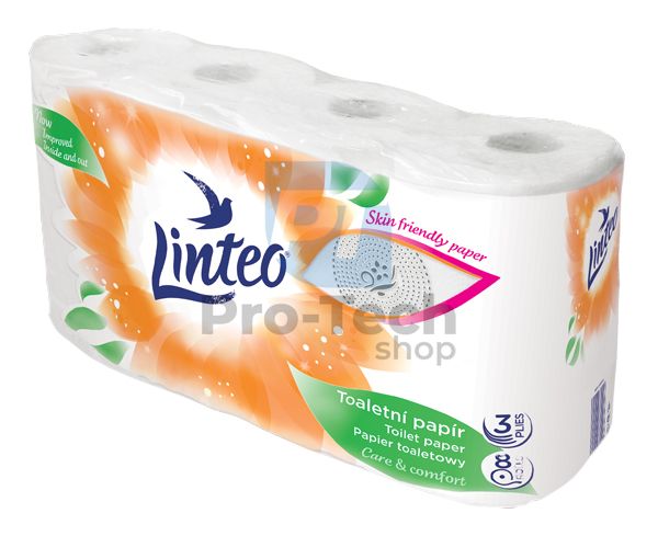 3-ply toilet paper 15m LINTEO SATIN white - 8pcs 30388