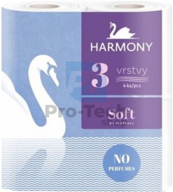 3-ply toilet paper HARMONY SOFT - 4pcs 30499