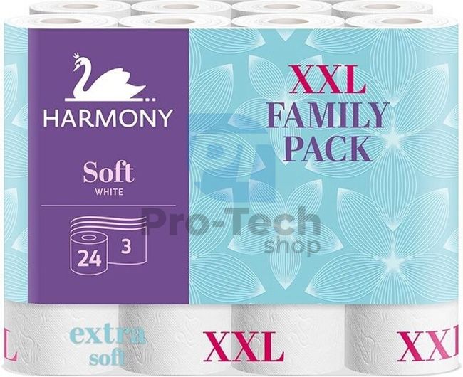 3-ply toilet paper HARMONY SOFT XXL - 24pcs 30500