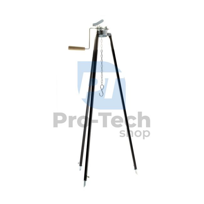 Telescopic pulley tripod for cauldron 180cm 53218