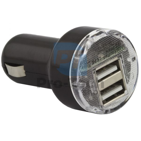 Universal car charger 2 X USB 2.1A 73305