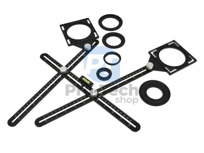 Universal template for measuring holes 16258