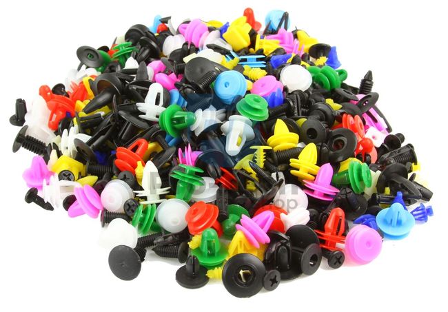 Universal Plastic Connecting Pins and Clamps 500pcs 40423