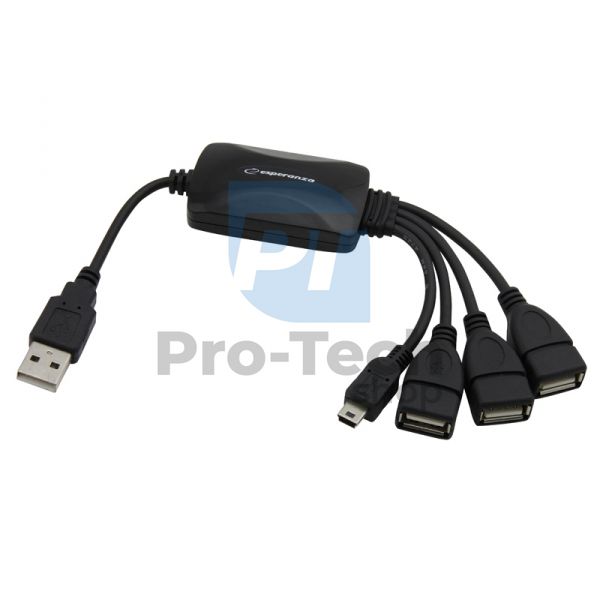 USB 2.0 hub 3 USB ports + 1 MINI USB port 72211