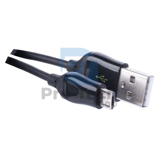 USB cable 2.0 A/M - micro B/M 1m black, Quick Charge 70361