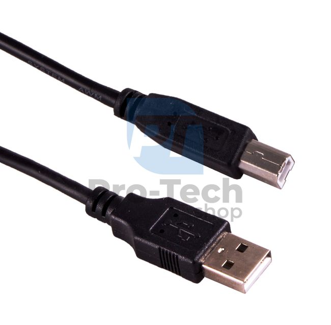 USB printer cable, USB 2.0, A-B, 3m 72389