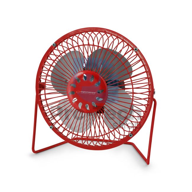 USB fan YUGO 6", red 72247