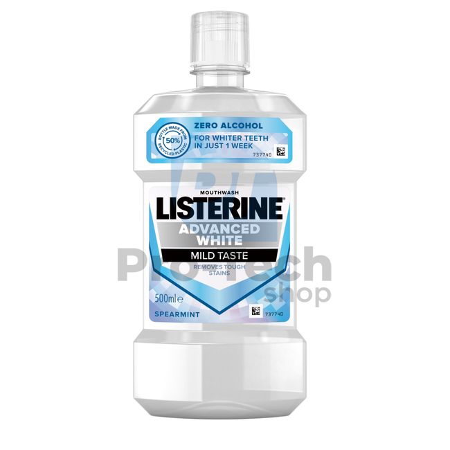 Listerine Advanced White Mild Taste Mouthwash 500ml 30582