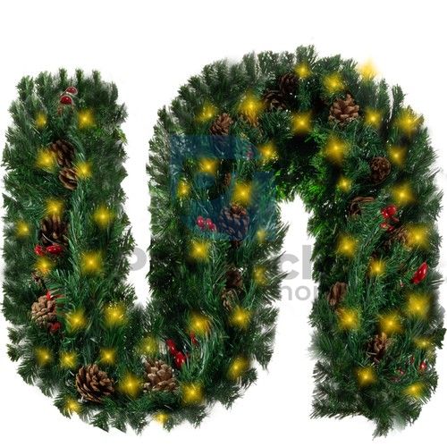 Christmas garland 2.7m with LED lights Ruhhy 22322 76143