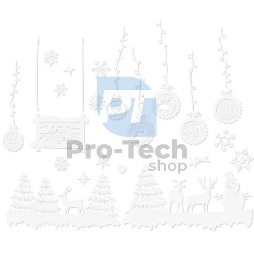 Christmas window stickers Ruhhy 22253 75671