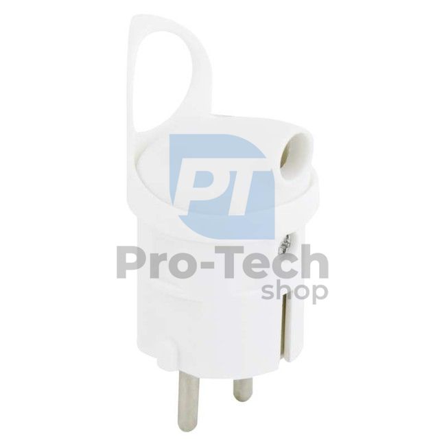 Angle plug for extension cable, white 70529