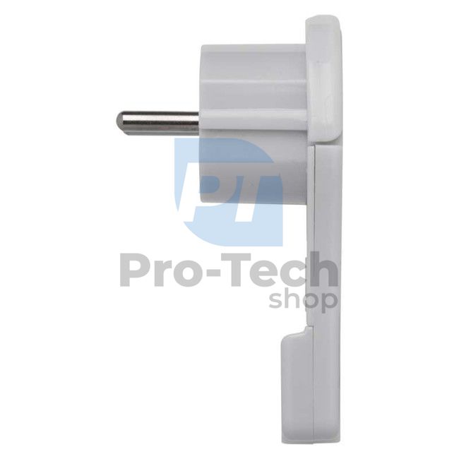 Angle plug for extension cable, white 71372