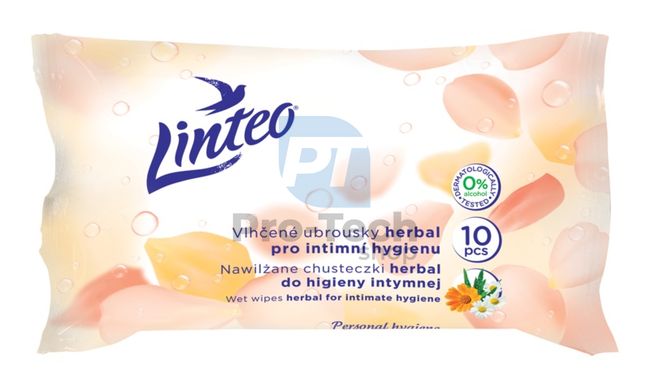 Linteo Satin Intimate Wet Wipes 10pcs 30435