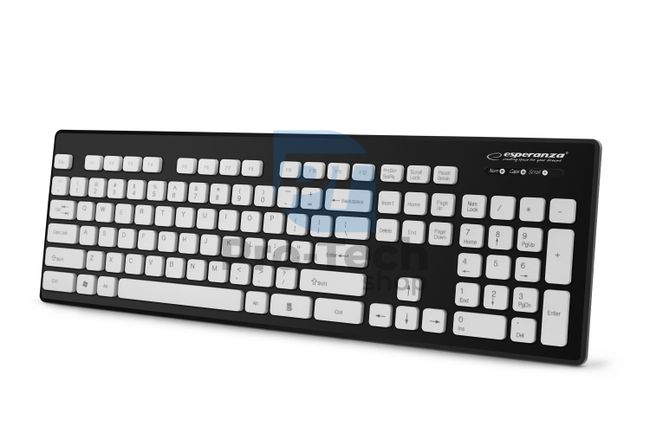 Waterproof USB keyboard SINGAPORE, black 72915