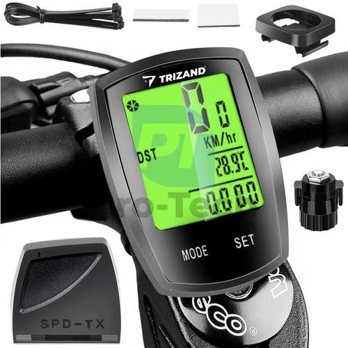 Waterproof Wireless Bike Speedometer Trizand 18667 75500