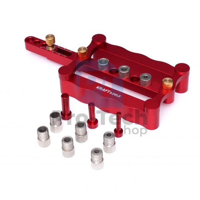 Drilling jig for pins with accessories 16703