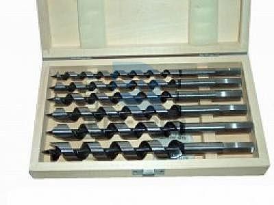 Spiral wood drill bits 230mm 6pcs 6mm - 25mm 00454