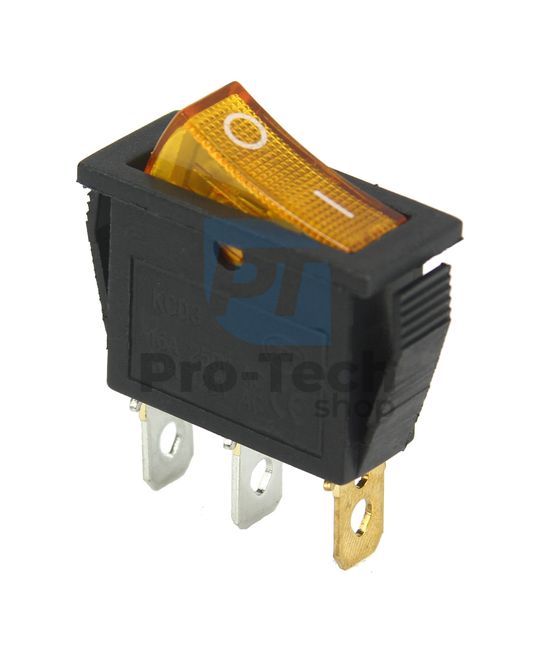 Switch KCD3 2p 16A illuminated 18303