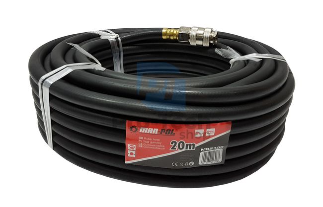 Rubber air hose 20m 6mm x 13mm 06025