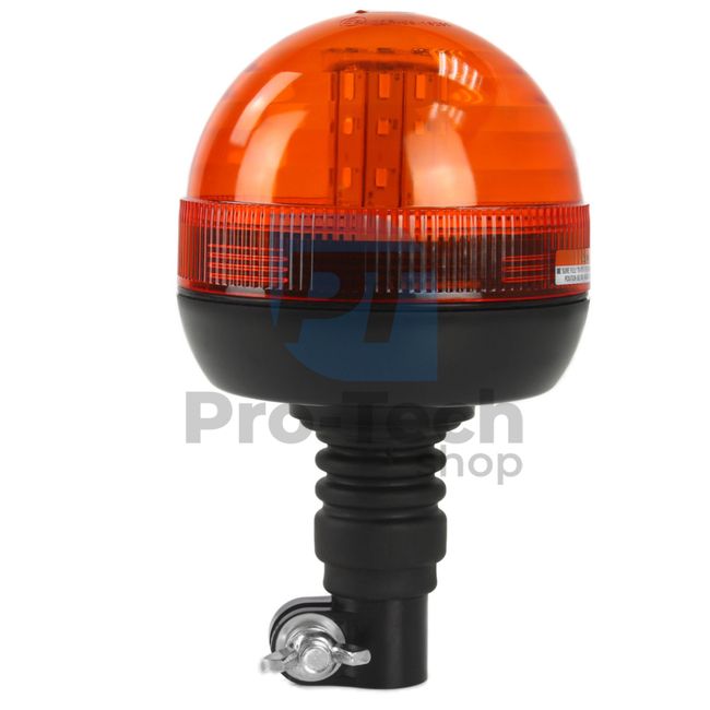 Warning beacon on pole - orange 12-24V 8W 40-LED 15643