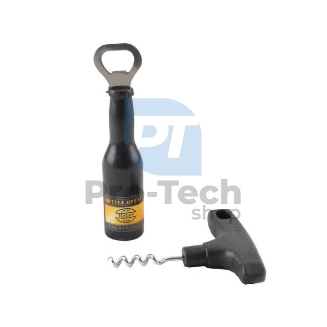 Corkscrew + bottle opener 53006