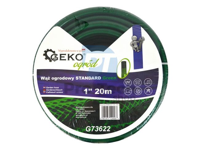 Garden Hose 20m 1" Green 04350