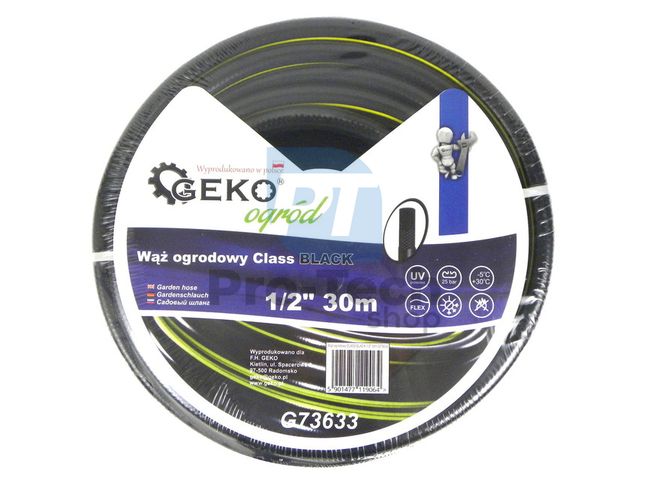 Garden Hose 30m 1/2" Black 00946