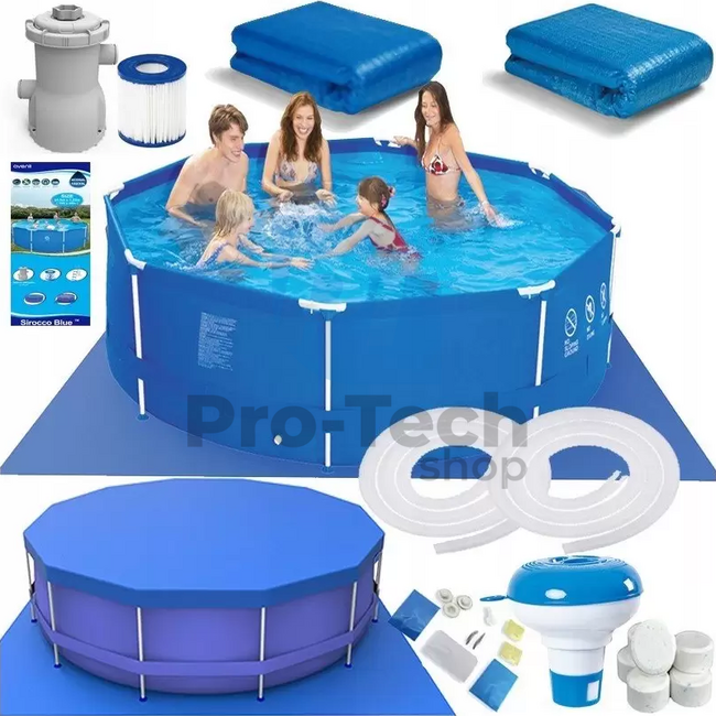 Garden pool 450x122cm with accessories 14564