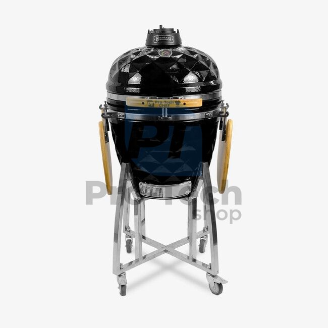 Garden ceramic grill Kamado DM-18 black Pro-Tech CHEF 40528