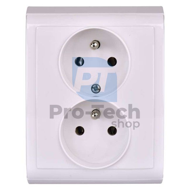 Double socket PRAKTIK 4FN15066.901B 70397