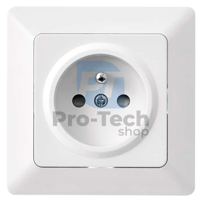 Single socket, white 71916