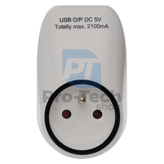 Socket with 2× USB 72103