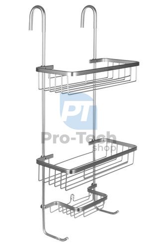 Hanging shower shelf - silver 75612